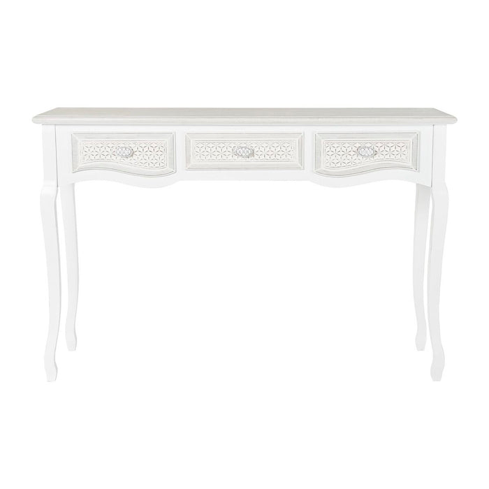 Consolă DKD Home Decor Lemn MDF Alb (120 x 40 x 78,5 cm)