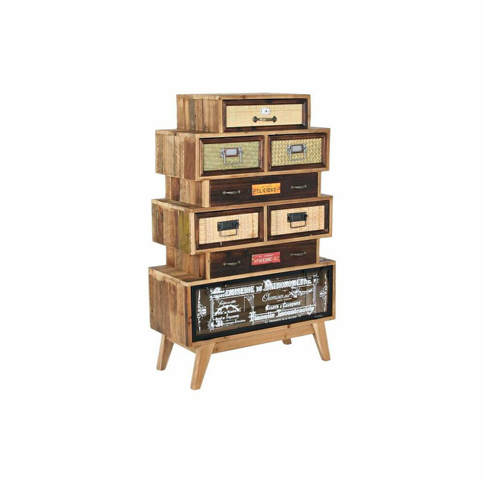 Dulap cu Sertare DKD Home Decor Natural Brad Lemn MDF Modern Vintage 70 x 33,5 x 111 cm