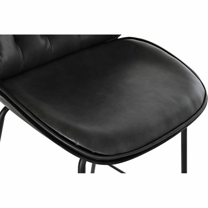 Taburet DKD Home Decor 50 x 53 x 114 cm Negru Metal Gri închis polipropilenă