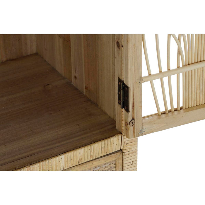 Dulap cu Sertare DKD Home Decor Natural Maro Ratan (61 x 34 x 108 cm) (61,5 x 35 x 109 cm)