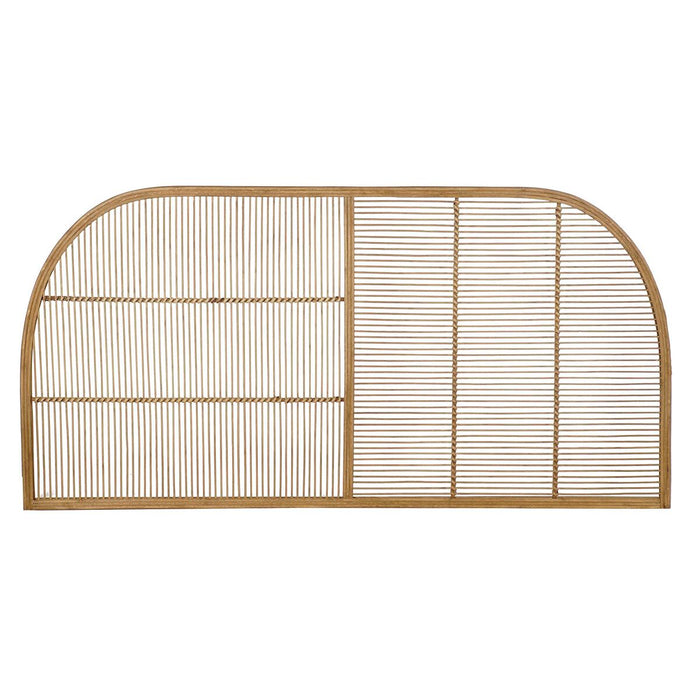 Tăblie de Pat DKD Home Decor Natural Maro Ratan (160 x 4 x 80 cm)