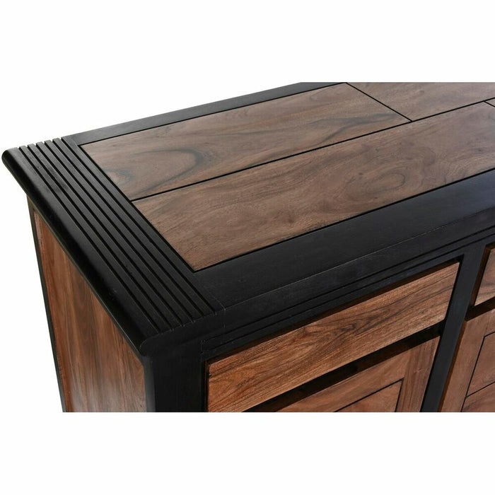 Servantă DKD Home Decor Negru Natural Salcâm