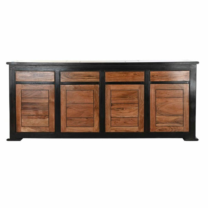 Servantă DKD Home Decor Negru Natural Salcâm