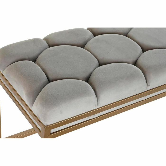 Banchetă DKD Home Decor   Bej Metal 100 x 40 x 50 cm