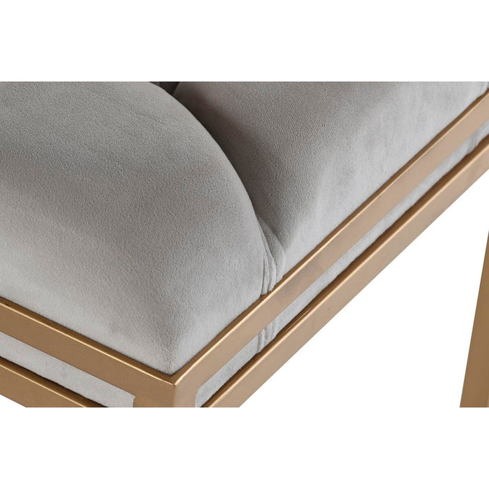 Banchetă DKD Home Decor   Bej Metal 100 x 40 x 50 cm