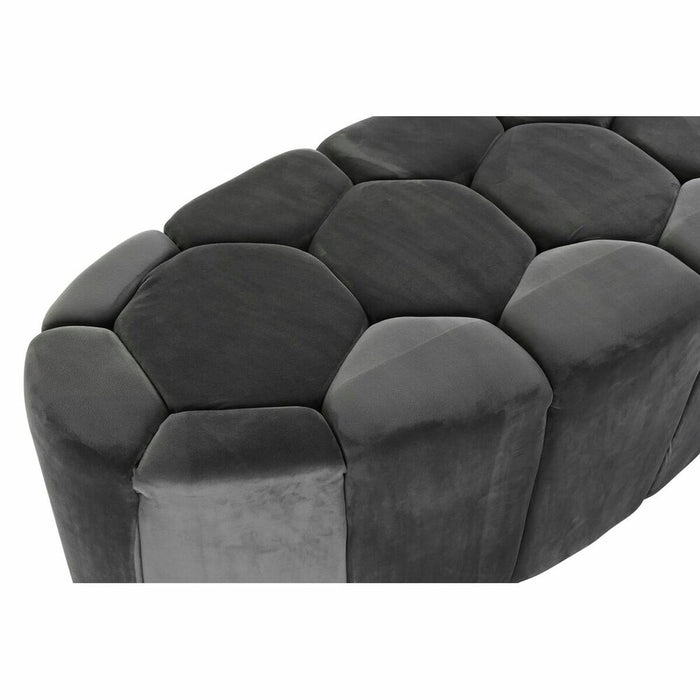 Banchetă DKD Home Decor Gri Lemn MDF 125 x 53 x 46,5 cm
