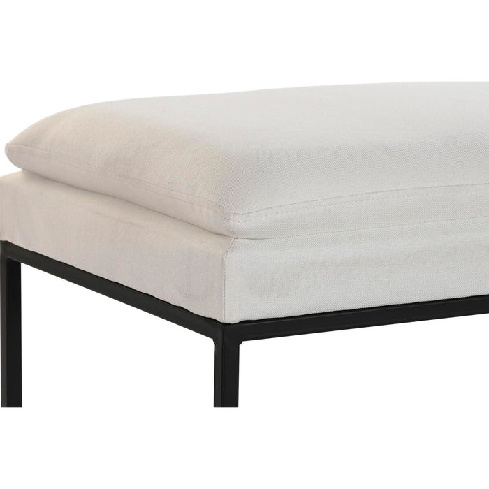 Suport pentru Picioare DKD Home Decor Alb Negru Fier Modern 60 x 40 x 42 cm