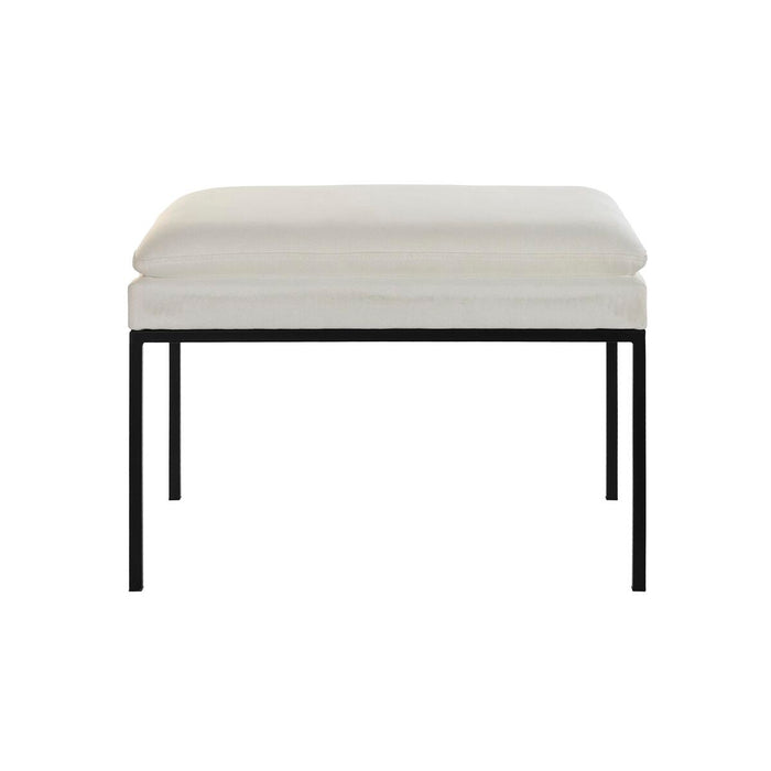 Suport pentru Picioare DKD Home Decor Alb Negru Fier Modern 60 x 40 x 42 cm