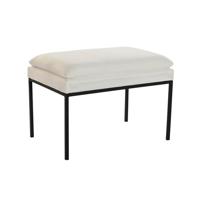 Suport pentru Picioare DKD Home Decor Alb Negru Fier Modern 60 x 40 x 42 cm