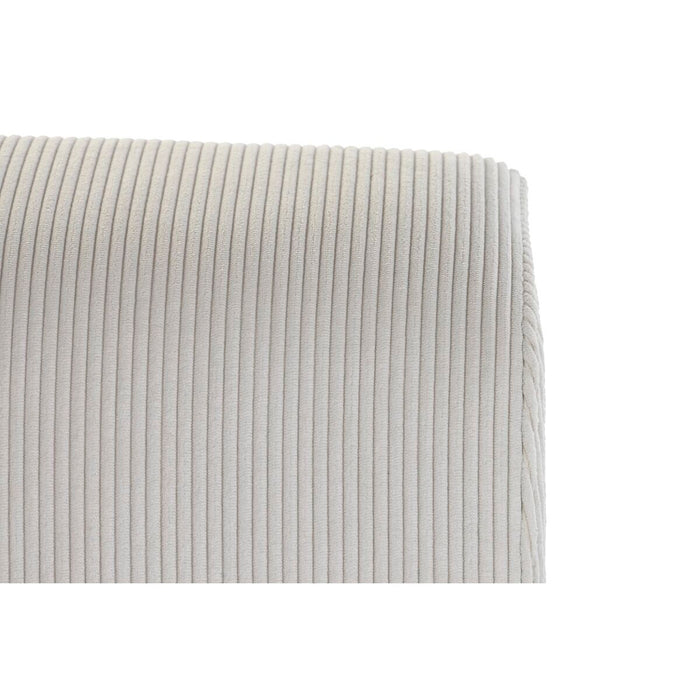 Fotoliu DKD Home Decor Negru Poliester Alb Fier (64 x 74 x 79 cm)