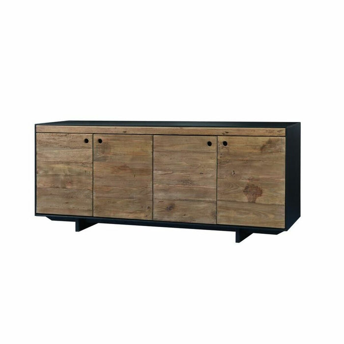 Servantă DKD Home Decor Lemn Pin Lemn Reciclat Negru Multicolor Natural 180 x 48 x 76 cm