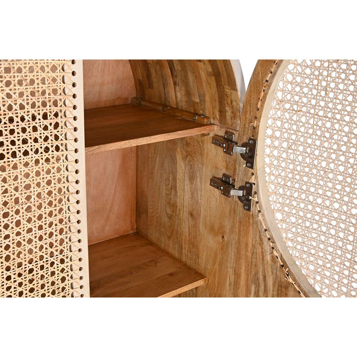 Servantă DKD Home Decor 80 x 45 x 140 cm Natural Alb Lemn de mango