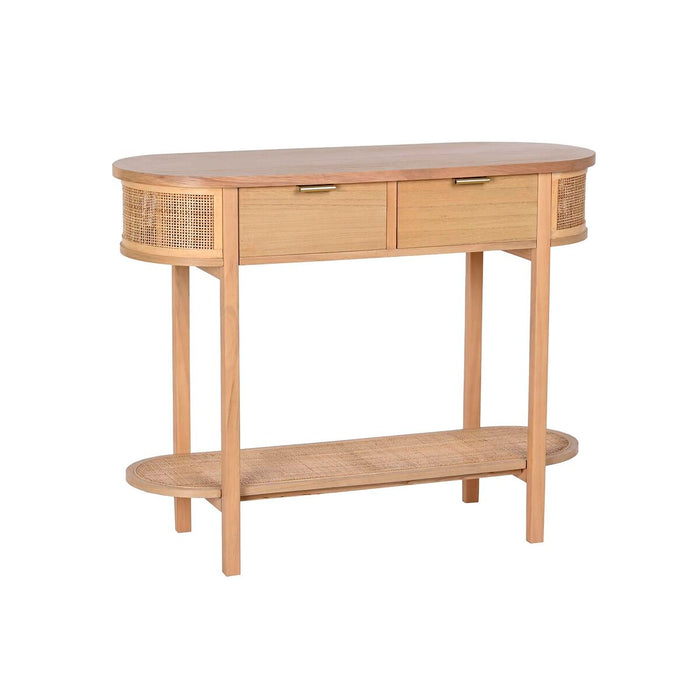 Consolă DKD Home Decor Natural Ratan (100 x 38 x 78 cm)