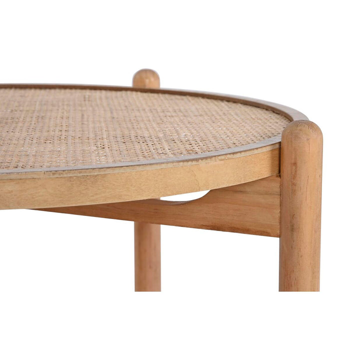 Masa de Cafea DKD Home Decor Natural Lemn de paulownia 66 x 66 x 45 cm