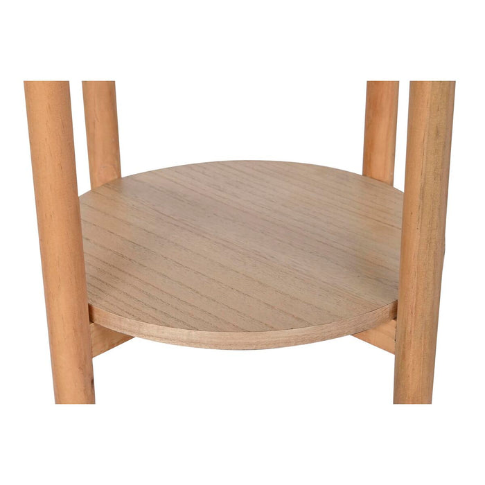 Masa laterală DKD Home Decor Natural Ratan Lemn de paulownia (38 x 38 x 54,5 cm)
