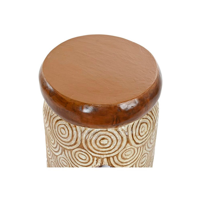 Masa laterală DKD Home Decor Natural Alb Lemn de albasia (29 x 29 x 49 cm) (30 x 30 x 50 cm)