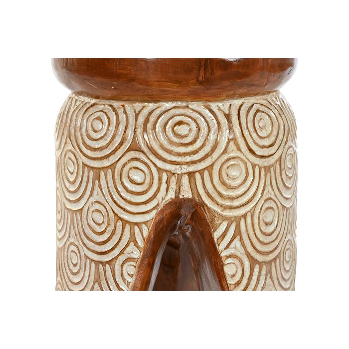 Masa laterală DKD Home Decor Natural Alb Lemn de albasia (29 x 29 x 49 cm) (30 x 30 x 50 cm)