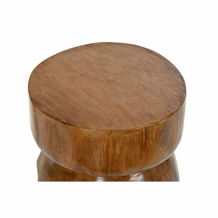 Masa laterală DKD Home Decor Alb Natural Maro Deschis 30 x 30 x 50 cm 29 x 29 x 51 cm