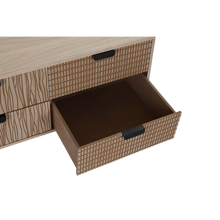 Mobilă TV DKD Home Decor Brad Maro Lemn MDF 120 x 40 x 47 cm
