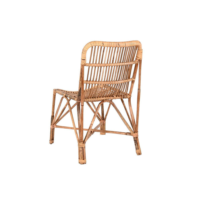 Scaun de Sufragerie DKD Home Decor Natural 47 x 47 x 83 cm 47 x 61 x 84 cm