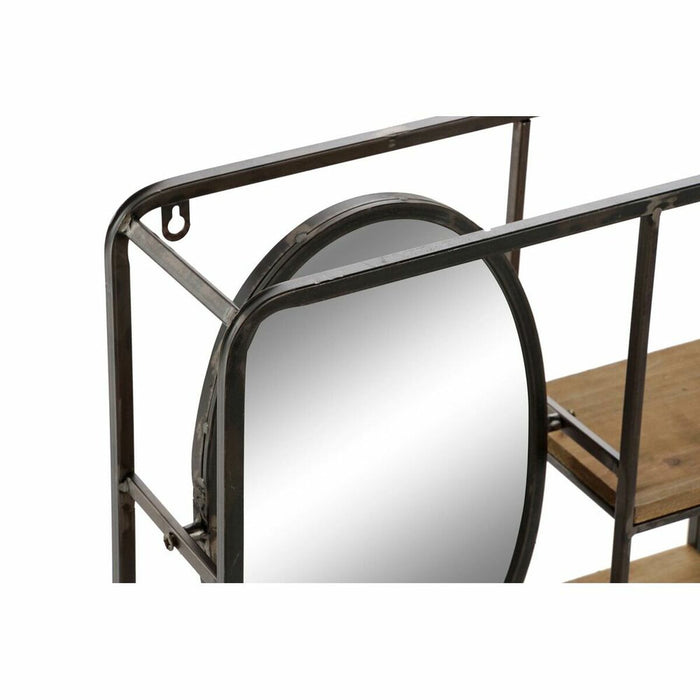 Raft DKD Home Decor Lemn Metal Lemn MDF 39,5 x 13,5 x 60 cm