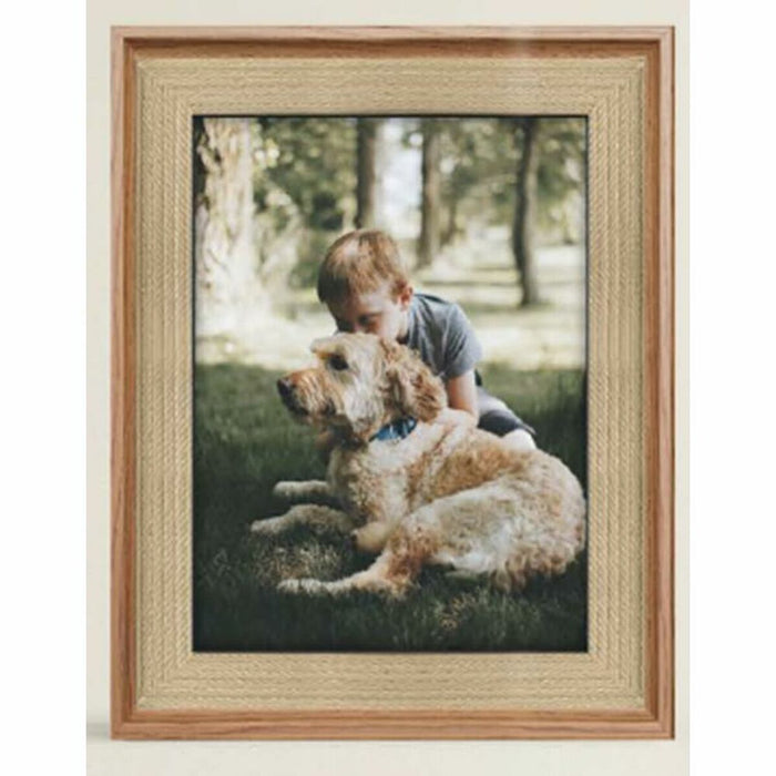 Ramă Foto DKD Home Decor Natural Lemn Plastic Lemn MDF 26,5 x 2 x 32 cm