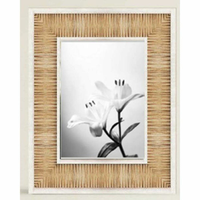 Ramă Foto DKD Home Decor Alb Natural Lemn Lemn MDF Modern 19 x 1,5 x 24 cm