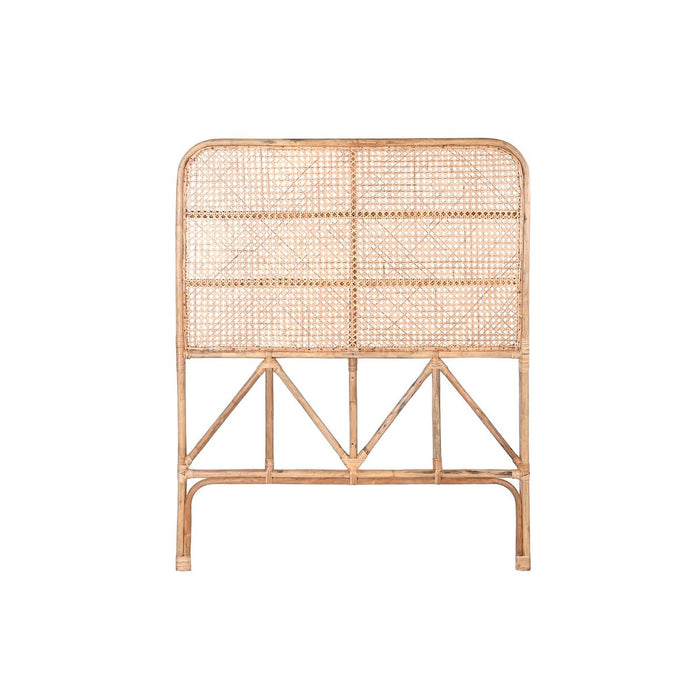 Tăblie de Pat DKD Home Decor Natural Maro Multicolor Metal Bambus 30 x 40 cm 100 x 4 x 90 cm 102 x 4 x 127 cm