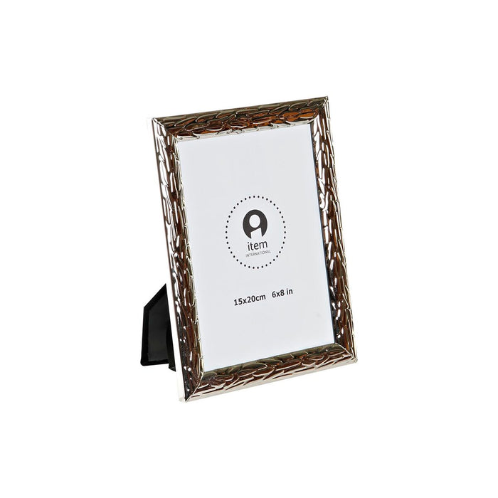 Ramă Foto DKD Home Decor Argintiu Metal Tradiţional 17 x 2 x 22 cm