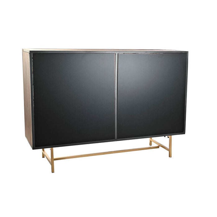 Servantă DKD Home Decor Galben Negru Roz Maro închis 135 x 38 x 95 cm