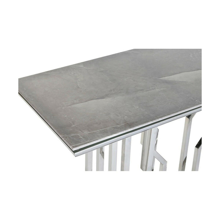Consolă DKD Home Decor Geam Oțel (120 x 40 x 78 cm)
