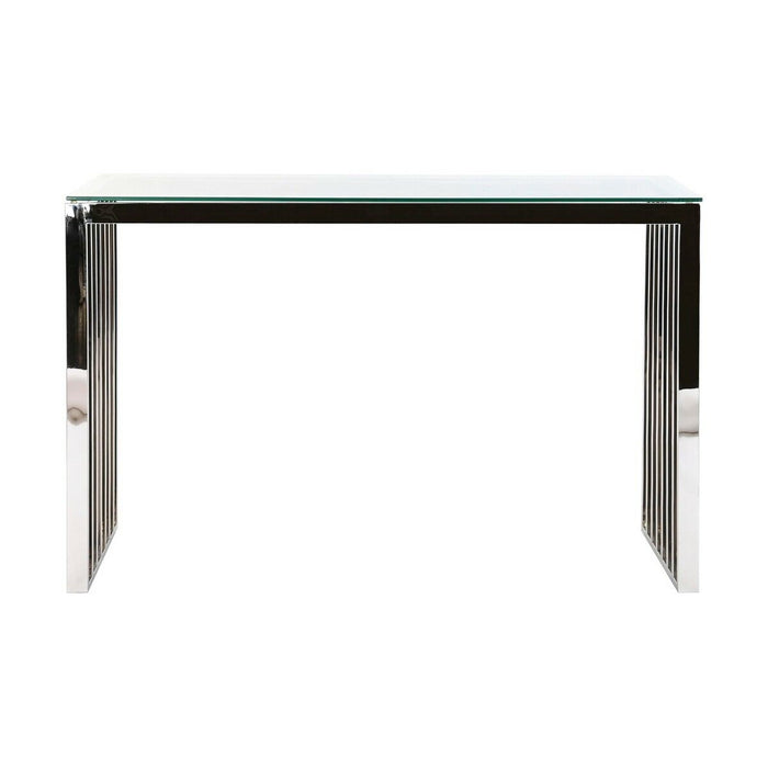 Consolă DKD Home Decor Geam Argintiu Transparent Oțel 120 x 45 x 78 cm
