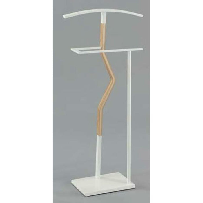 Stojan na klobouky DKD Home Decor Natural Lemn Oțel Alb (48 x 20 x 106,5 cm)