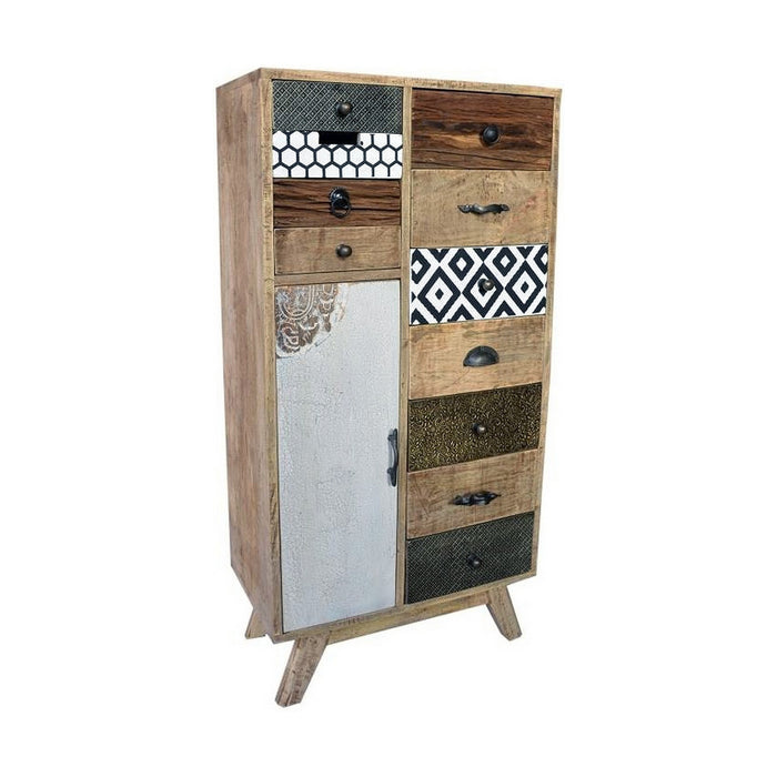 Dulap cu Sertare DKD Home Decor Metal Colonial Lemn de mango 55 x 30 x 110 cm