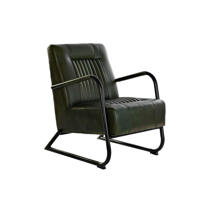 Fotoliu DKD Home Decor Negru Verde Metal 62 x 82 x 84 cm