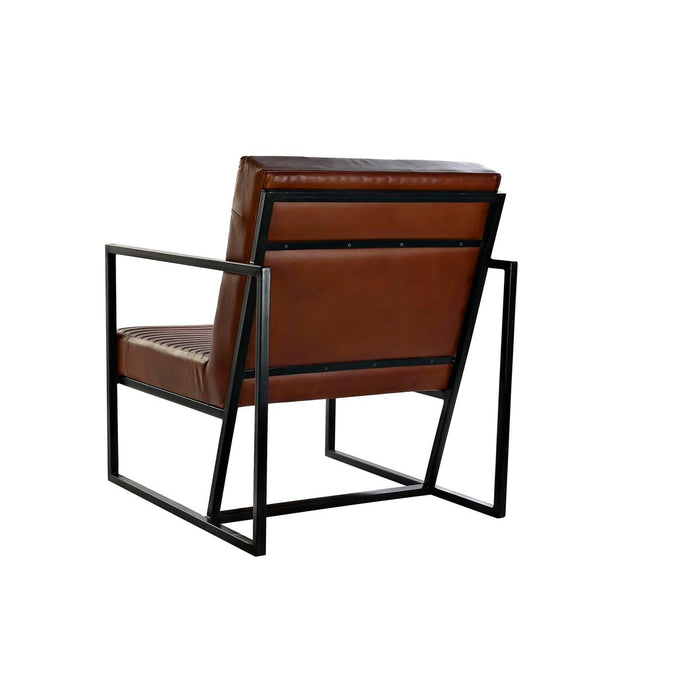 Fotoliu DKD Home Decor Maro Negru Metal 75 x 89 x 90 cm