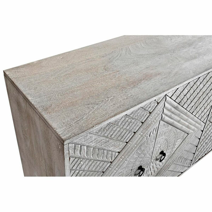 Servantă DKD Home Decor   155 x 40 x 85 cm Metal Alb Lemn de mango