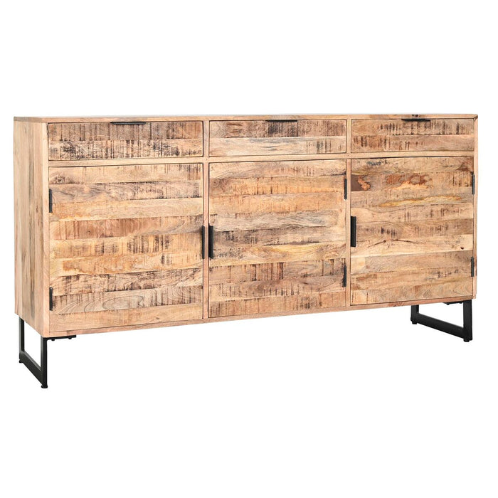 Servantă DKD Home Decor Natural Negru Metal Lemn de mango 150 x 40 x 80 cm