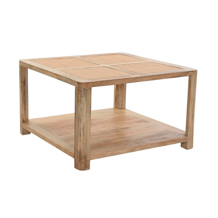 Masa de Cafea DKD Home Decor Maro Deschis Lemn de mango 76 x 76 x 45 cm