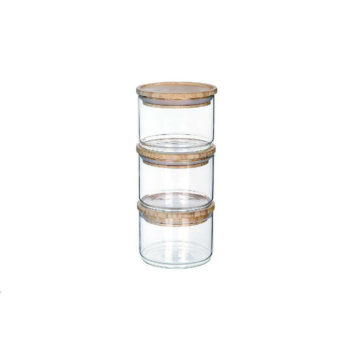 Set de 3 tuburi DKD Home Decor 10 x 10 x 7,5 cm