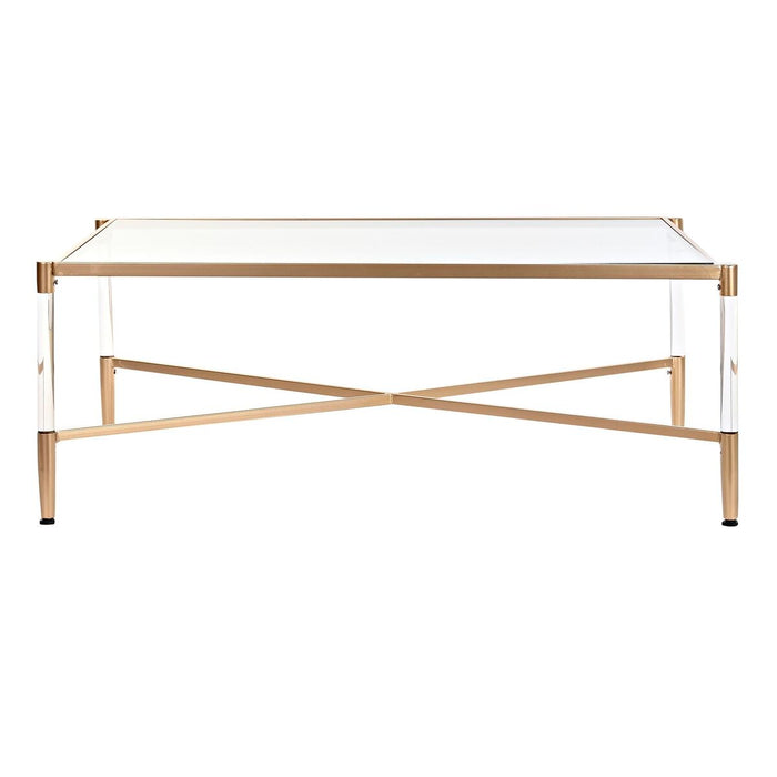 Masa de Cafea DKD Home Decor Metal Acrilic Glamour (120 x 70 x 45 cm)