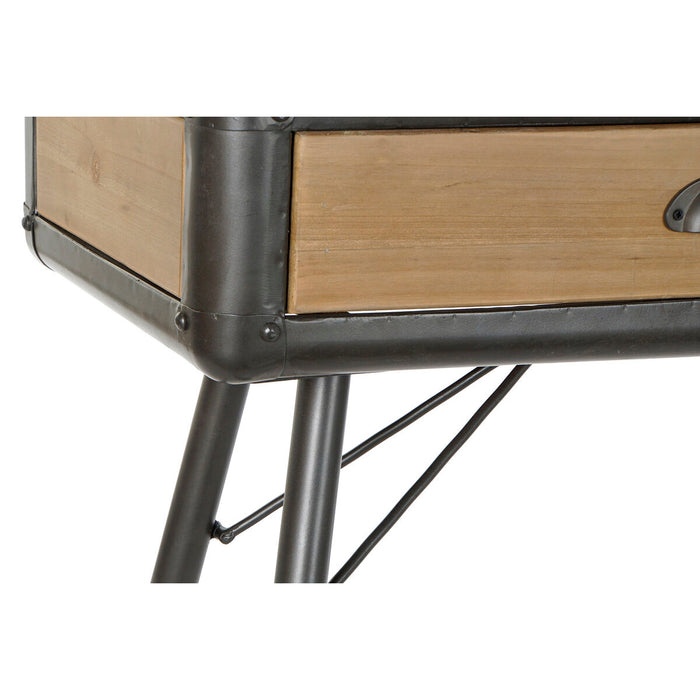 Consolă DKD Home Decor Natural Gri deschis Metal Brad 118 x 40 x 77 cm
