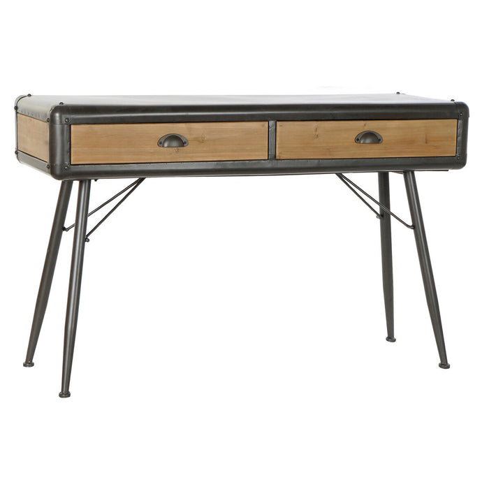 Consolă DKD Home Decor Natural Gri deschis Metal Brad 118 x 40 x 77 cm