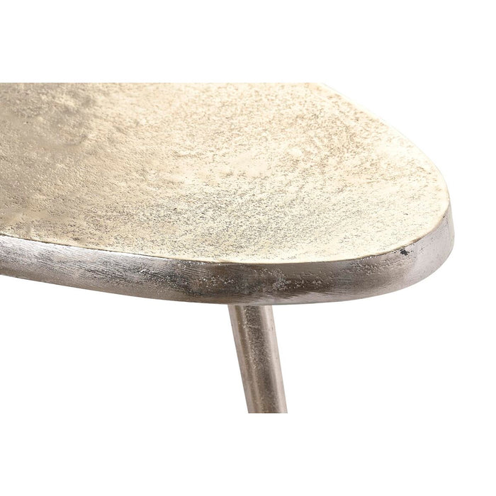 Masa laterală DKD Home Decor Argintiu Aluminiu (72 x 36 x 52 cm)