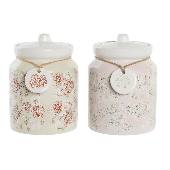 Staniu DKD Home Decor 12 x 12 x 16 cm 1 L Dolomite Tradiţional (2 Unități)