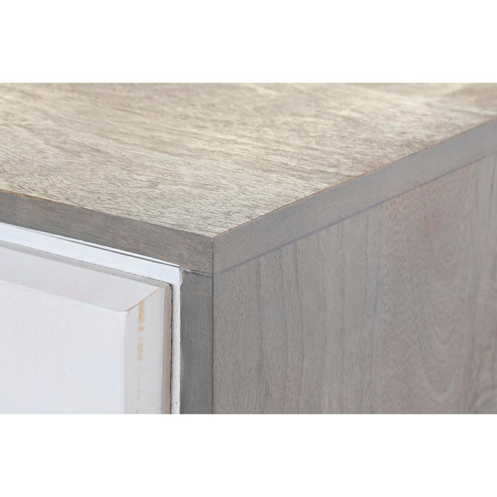 Servantă DKD Home Decor Gri Auriu* Metal Alb Lemn de mango (152 x 43 x 84 cm)