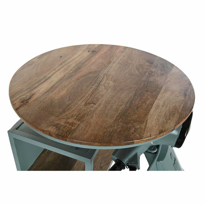 Masă DKD Home Decor Albastru Maro Verde Fier Lemn de mango 116 x 72 x 110 cm