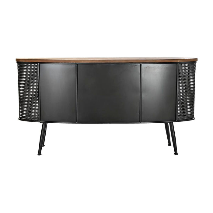 Servantă DKD Home Decor 145,5 x 45 x 76 cm Brad Negru Metal Maro