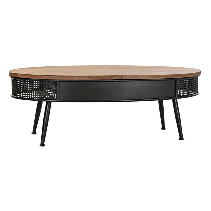 Masa de Cafea DKD Home Decor Maro Negru Metal Brad 120 x 58 x 42 cm