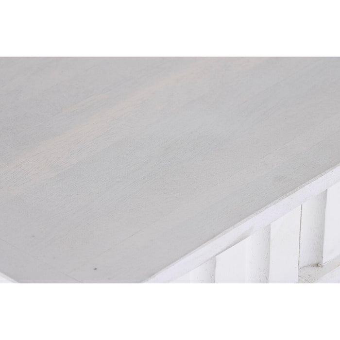 Masă de Sufragerie DKD Home Decor Alb Metal Lemn de mango 180 x 90 x 76 cm